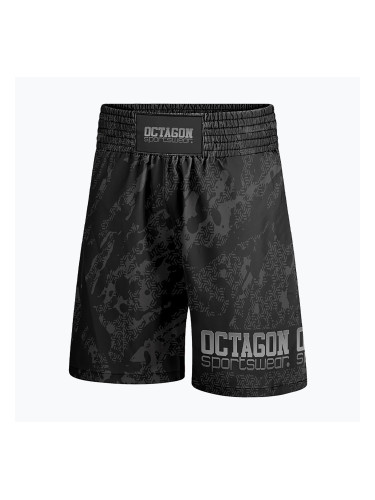Мъжки боксерки Octagon Geo Grunge black
