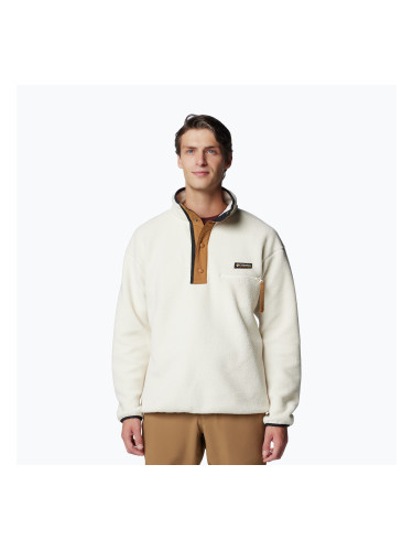 Мъжки поларен суитшърт Columbia Helvetia II Half Snap Fleece chalk