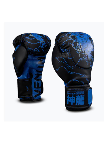 Боксови ръкавици Venum Thunder Dragon Boxing black/royal blue