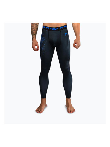 Мъжки тренировъчен клин Venum Thunder Dragon Spats Black/Royal Blue