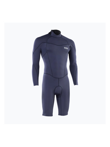 Мъжки неопреннов костюм за плуване ION Element 2/2 mm Shorty Back Zip blue nights