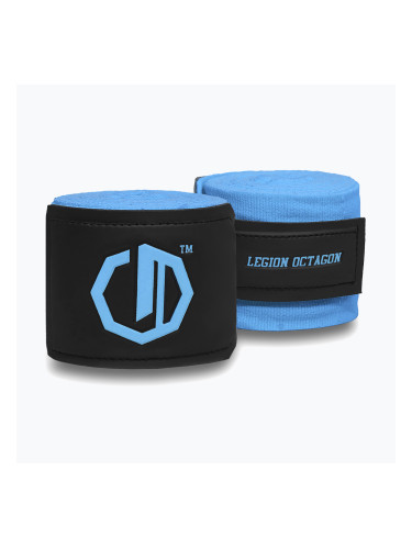 Боксьорски бандажи Octagon Legion Supreme 300 cm light blue