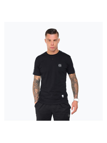 Мъжка тениска Octagon Stripe black/white