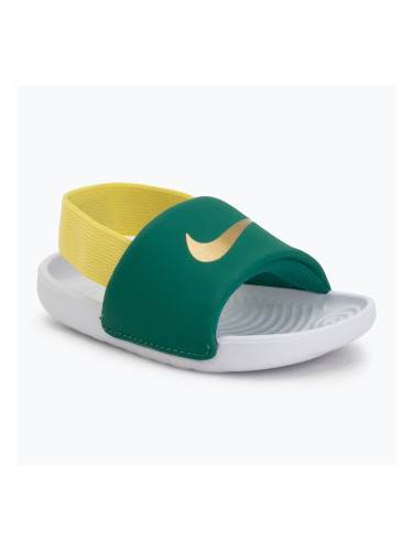 Детски чехли Nike Kawa malachite/sonic yellow