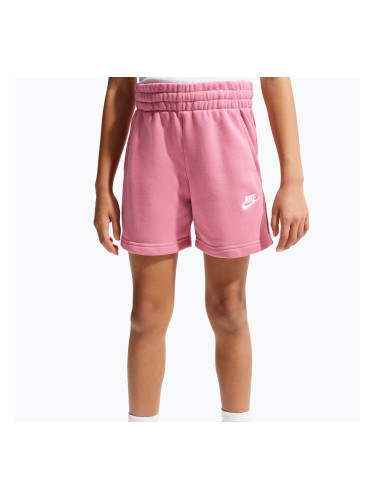 Детски шорти Nike Sportswear Club Fleece peony/peony/white