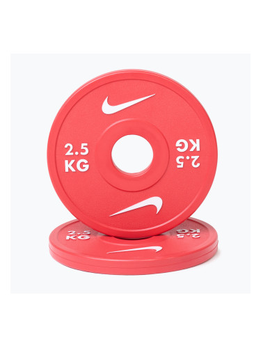 Тежести Nike Strength Change Plates 2 x 2,5 kg red/white
