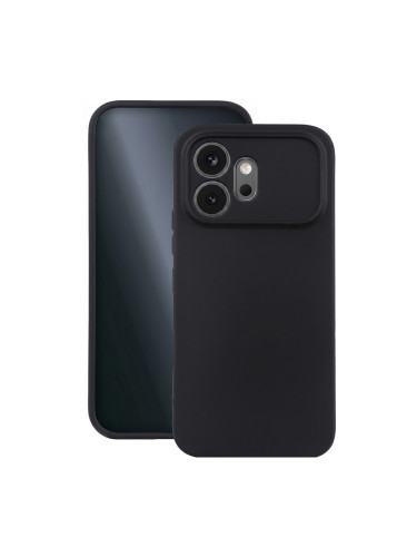 Силиконов кейс iPaky матиран, За Honor 600, Черен