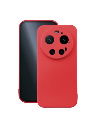 Силиконов кейс bSmart Silicone Soft Cover, За Xiaomi 17 Ultra, Червен