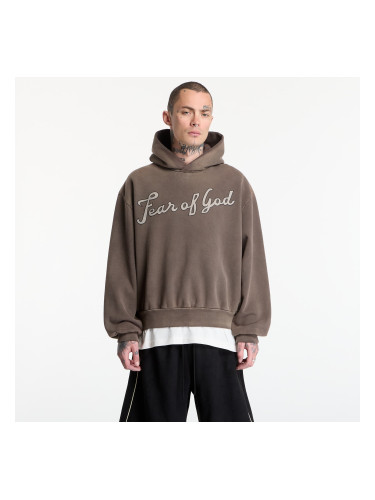 Суитшърт Fear Of God 26 Classic Fit Half Raglan Hoodie Faded Brown L