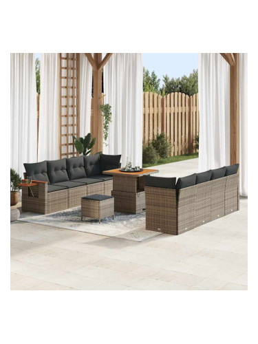 Sonata H Градински Софа Комплект 11 pcs Сив 80 x 80 x 71 cm