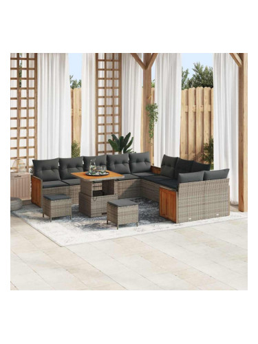Sonata H Градински Софа Комплект 13 pcs Сив 80 x 80 x 71 cm