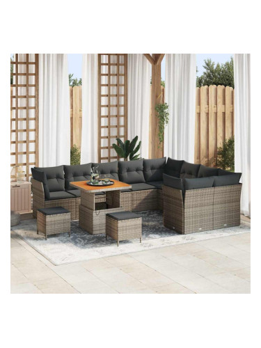 Sonata H Градински Софа Комплект 12 pcs Сив 80 x 80 x 71 cm