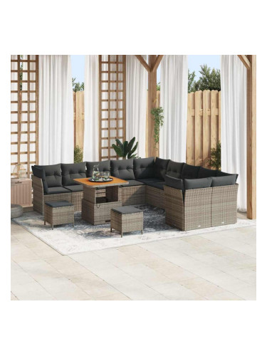 Sonata H Градински Софа Комплект 13 pcs Сив 80 x 80 x 71 cm