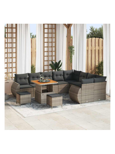 Sonata H Градински Софа Комплект 12 pcs Сив 80 x 80 x 71 cm