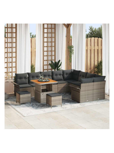 Sonata H Градински Софа Комплект 12 pcs Сив 80 x 80 x 71 cm