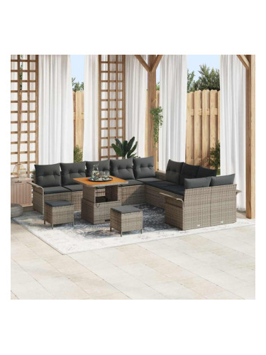Sonata H Градински Софа Комплект 13 pcs Сив 80 x 80 x 71 cm