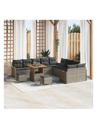 Sonata H Градински Софа Комплект 13 pcs Сив 80 x 80 x 71 cm
