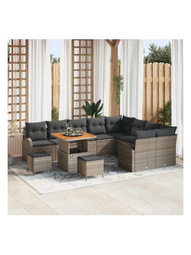 Sonata H Градински Софа Комплект 12 pcs Сив 80 x 80 x 71 cm
