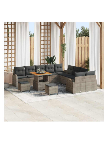 Sonata H Градински Софа Комплект 13 pcs Сив 80 x 80 x 71 cm