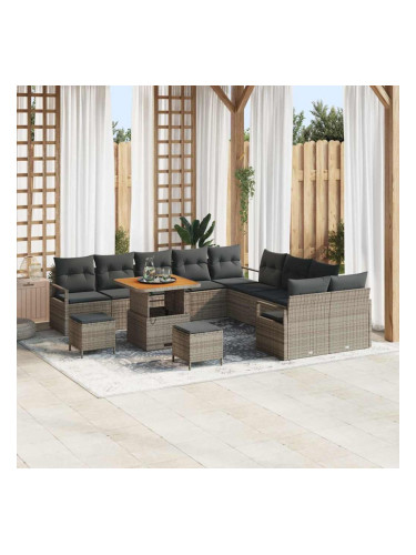 Sonata H Градински Софа Комплект 13 pcs Сив 80 x 80 x 71 cm
