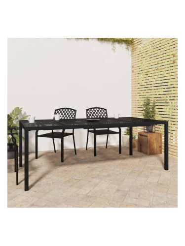 Sonata H Градинска маса антрацит 200x100x72 cм стомана