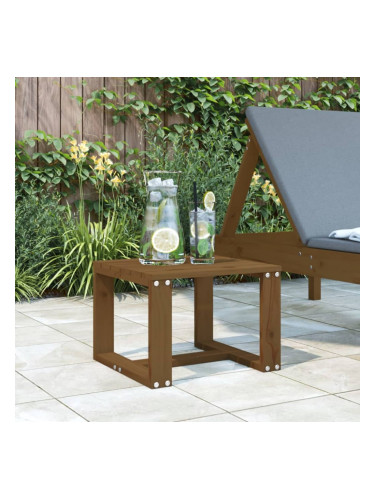 Sonata H Градинска помощна масичка меденокафява 40x38x28,5 см бор масив