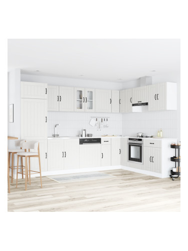 Sonata H Кухненски шкаф с врата Lucca 2 pcs Бяло 80 x 46 x 81.5 см