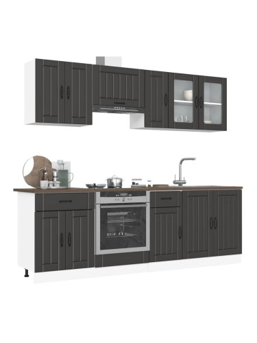 Sonata H Комплект кухненски шкафове от 8 части Kalmar, инженерно дърво