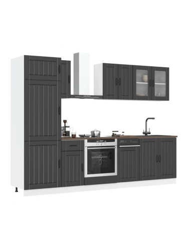 Sonata H Комплект кухненски шкафове от 8 части Kalmar, инженерно дърво