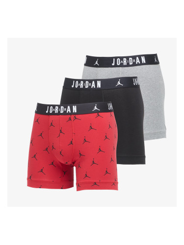Боксерки Jordan JHM Mens Flight Cotton Essential 3-Pack Gym Red M