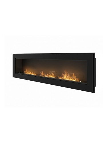 Биокамина Frame 1800 Black Matt + стъкло