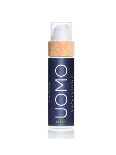 Cocosolis Uomo Suntan & Body Oil Био масло за бърз, наситен тен, хидратирана и подхранена кожа