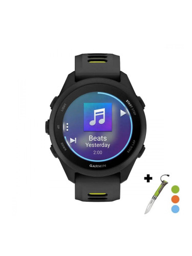 Смарт часовник Garmin Forerunner 170 Music Amoled 43 мм GPS Black/Amp Yellow 010-03920-10
