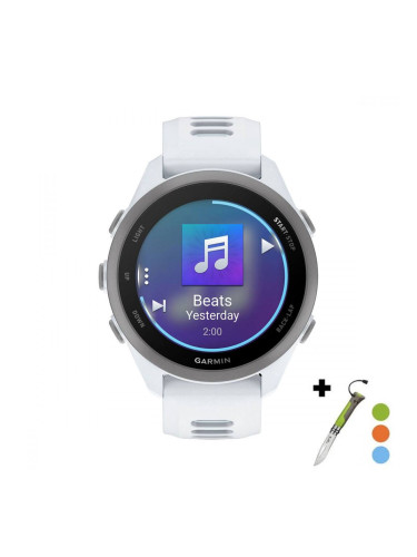 Смарт часовник Garmin Forerunner 170 Music Amoled 43 мм GPS Whitestone/Cloud Blue 010-03920-11