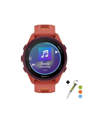 Смарт часовник Garmin Forerunner 170 Music Amoled 43 мм GPS Red Pink/Mango 010-03920-13