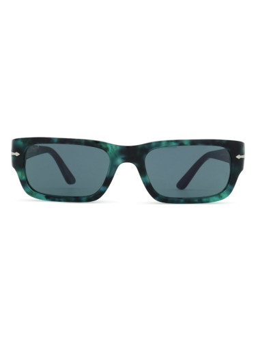 Persol Adrien PO3347S 1211R5 55 - правоъгълна слънчеви очила, unisex, сини