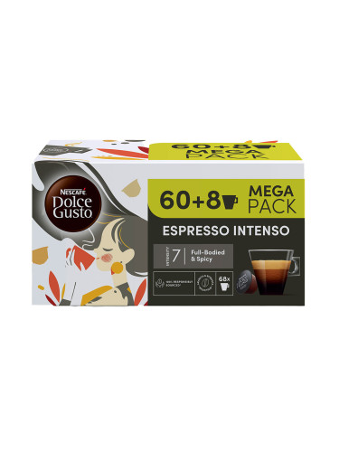 Nescafe DG Espresso Intenso опaков. 68бр