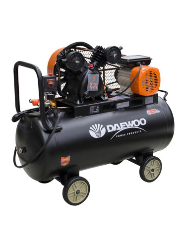 Електрически бутален ремъчен компресор 3 hp/2.2 kW, 100 л., DAEWOO DAAC100C