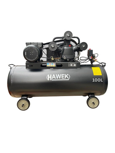 Компресор за въздух 100 л 12.5 bar HAWEK HW-3012, 2.2kW, 360 л/мин