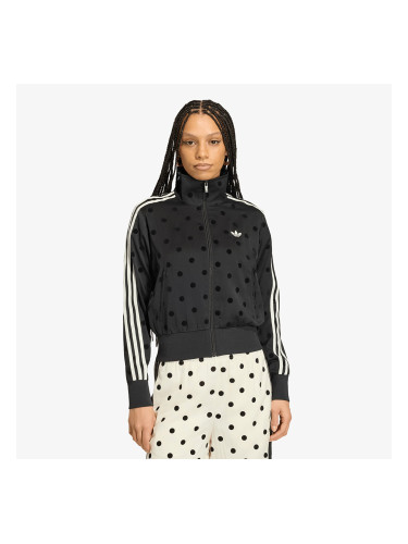 Суитшърт adidas Satin Polka Dots Tt Track Top Black M