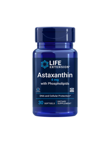 Astaxanthin with Phospholipids/ Астаксантин с Фосфолипиди 84 mg х 30 софтгел капсули