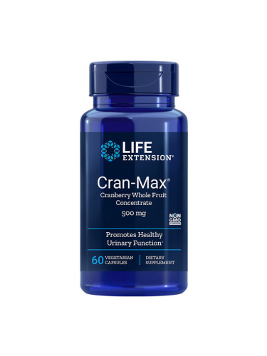 Cran-Max® Cranberry Concentrate/ Червена боровинка 500 mg x 60 капсули