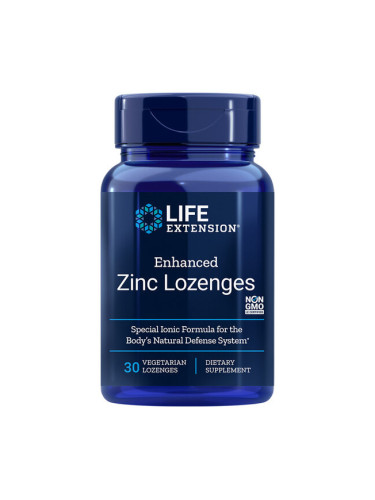 Enhanced Zinc Lozenges/ Цинк х 30 таблетки за смучене