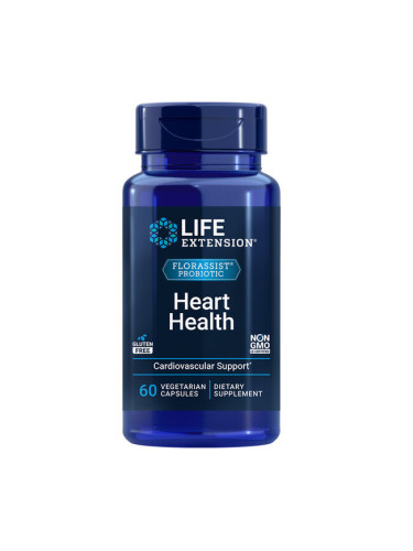 Florassist® Heart Health Probiotic/ Пробиотик в подкрепа на сърцето х 60 капсули