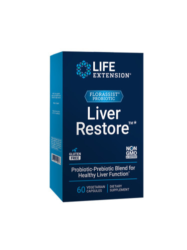 Florassist® Liver Restore/ Пробиотик в подкрепа на черния дроб х 60 капсули