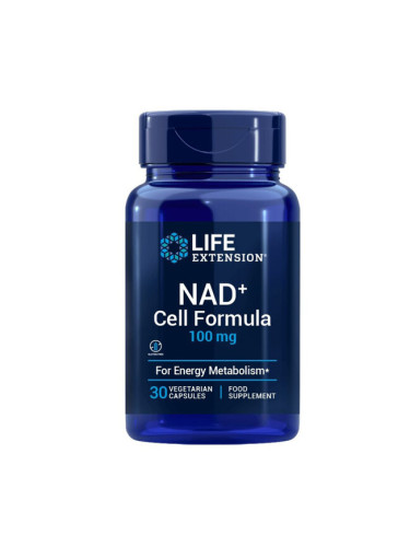 Клетъчно здраве и енергия - NAD+ Cell Formula , 100 mg х 30 капсули