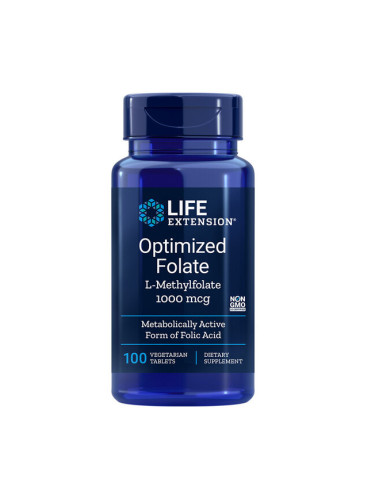 Optimized Folate (L-Methylfolate)/ Фолиева киселина (л-метилфолат) х 100 таблетки