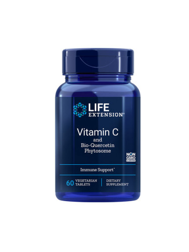 Vitamin C and Bio-Quercetin Phytosome / Витамин С и Био Кверцетин Фитозоми х 60 таблетки