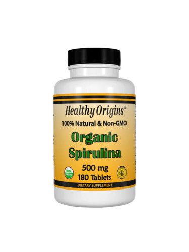 Спирулина 500 mg x 180 таблетки |  Healthy Origins