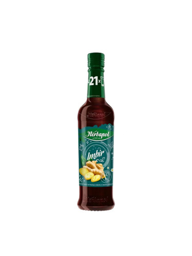 Сироп с джинджифил, витамин С, D3, B6 и цинк 420 ml | Herbapol